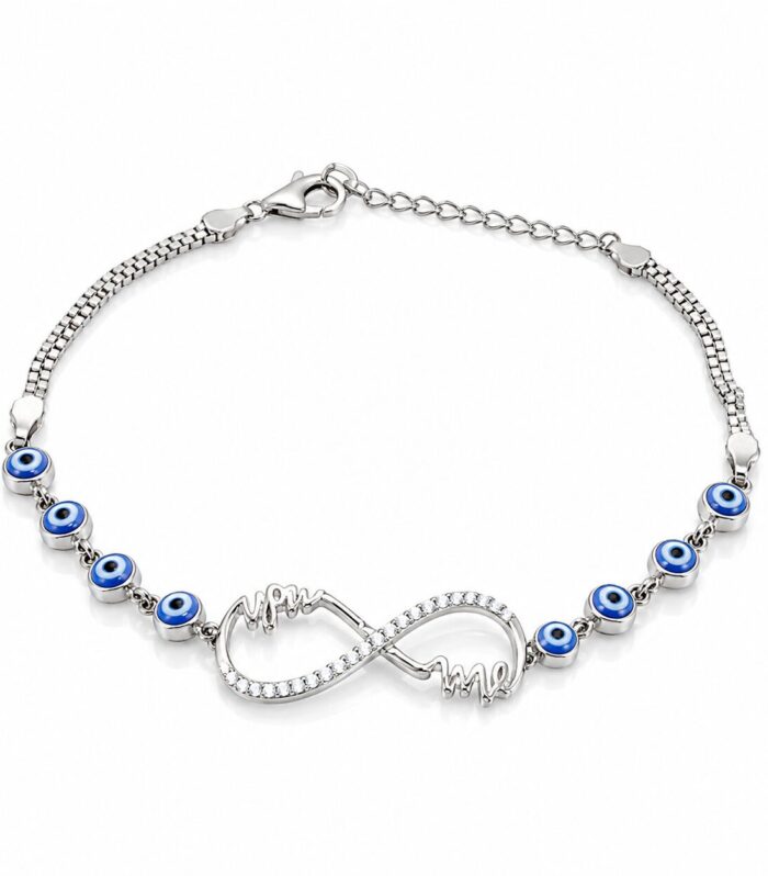 Evil Eye Infinity You and Me Bracelet