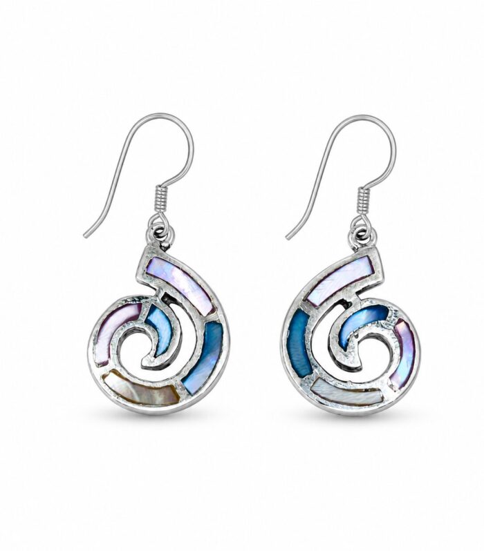 Spiral Drop Earrings for Women