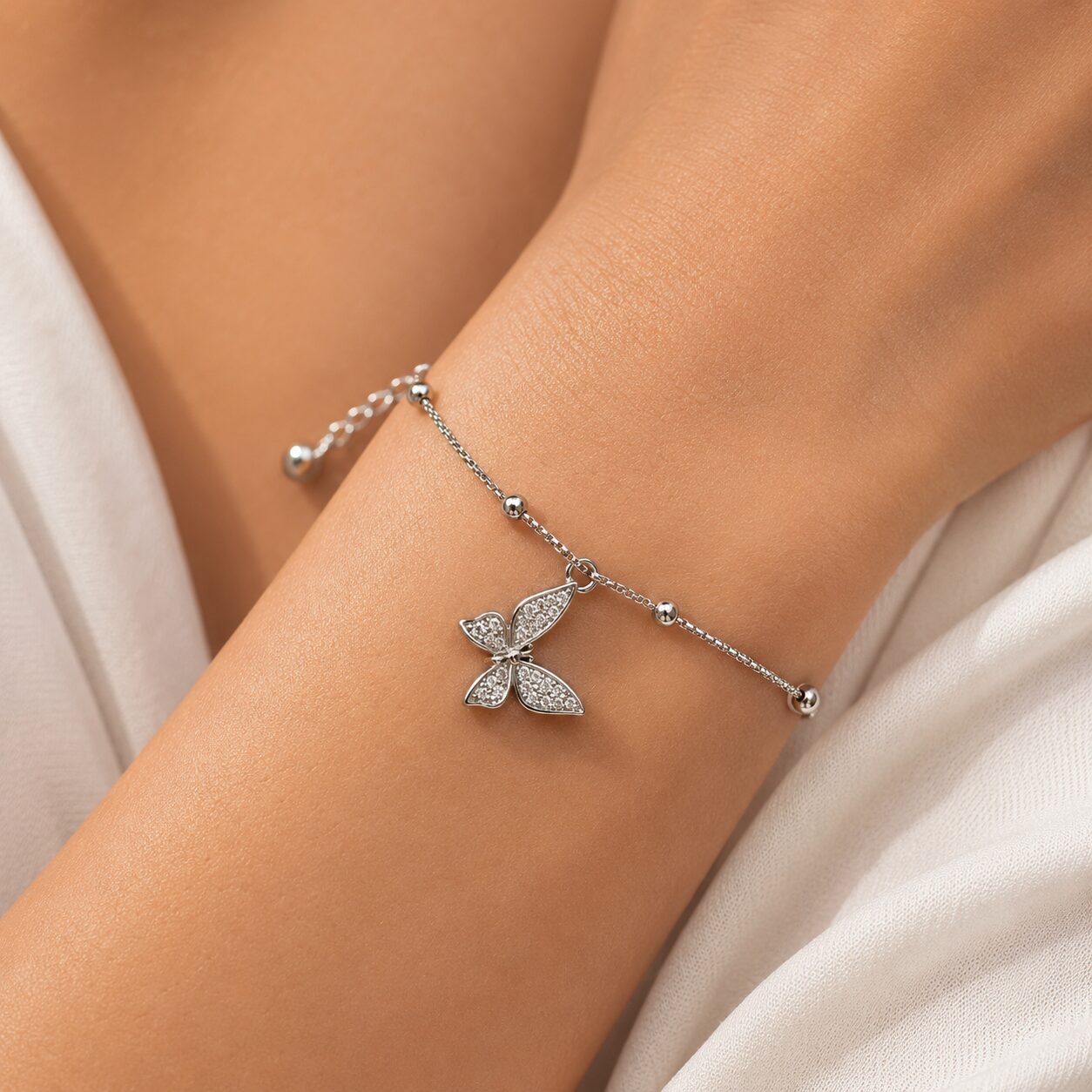 Butterfly Charm Bracelet