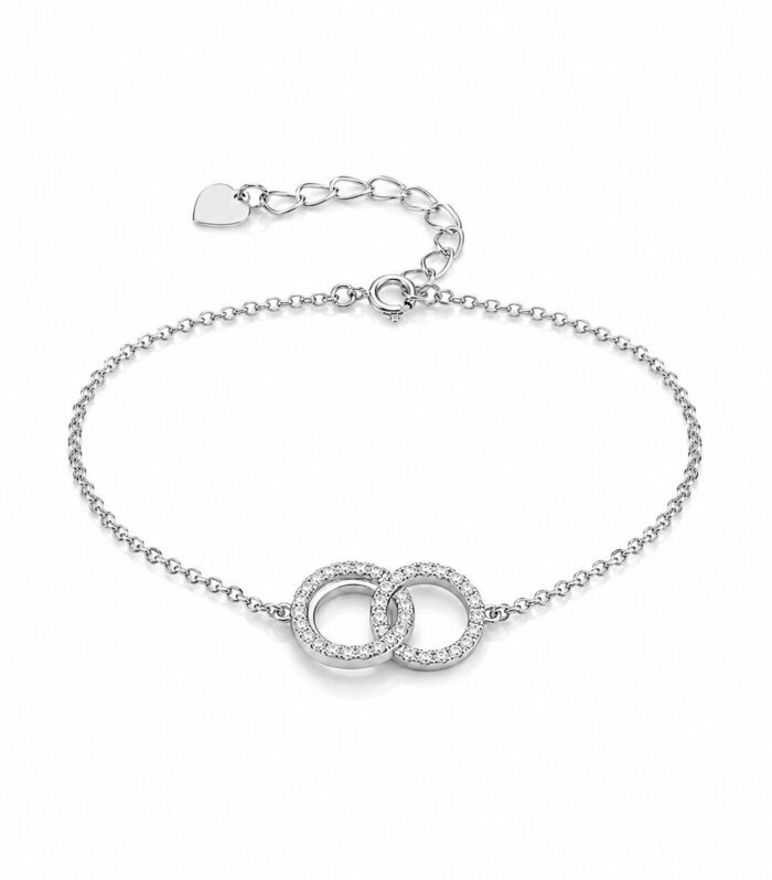 Dual Loop Sparkle Bracelet
