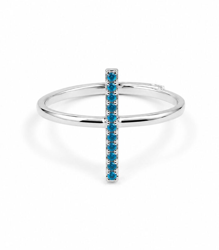Blue Beam Adjustable Ring