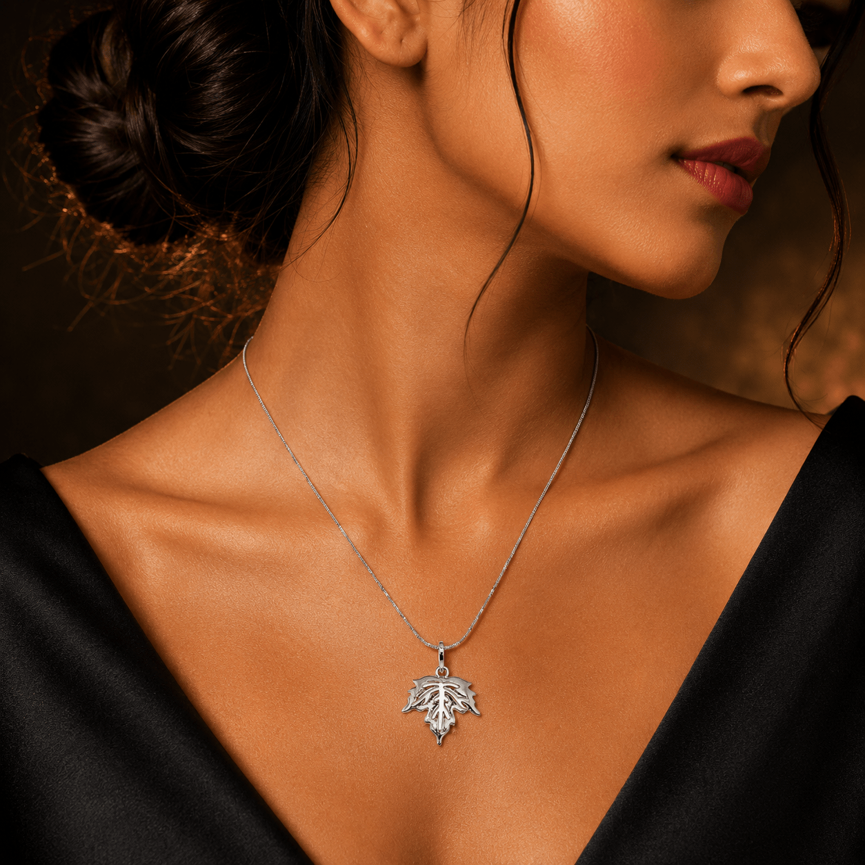 Nature Leaf Chain Pendant