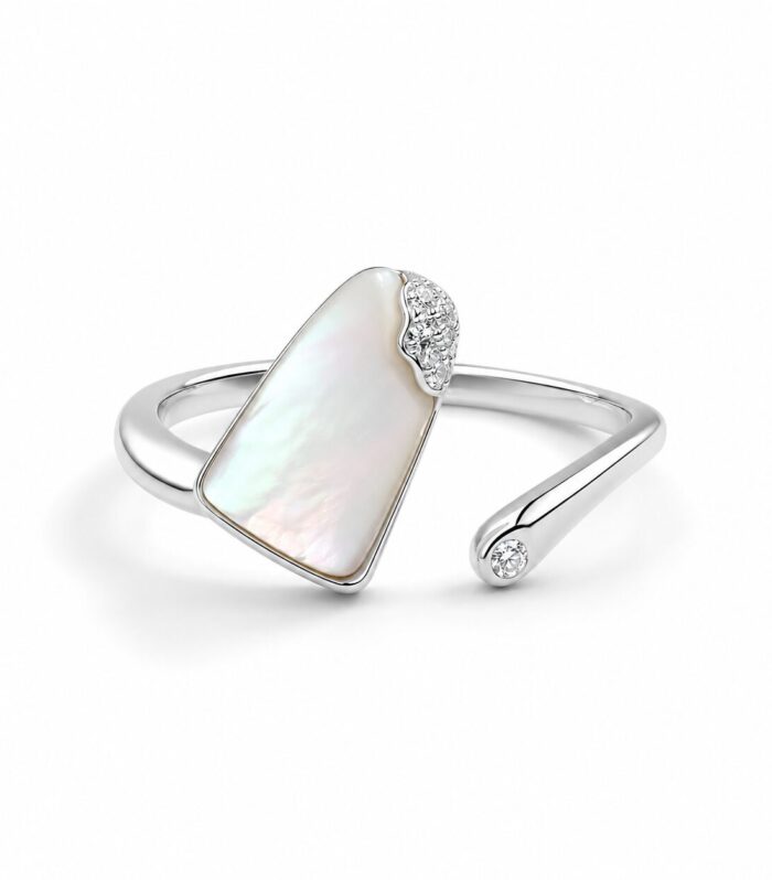 Pearl Aura Adjustable Ring