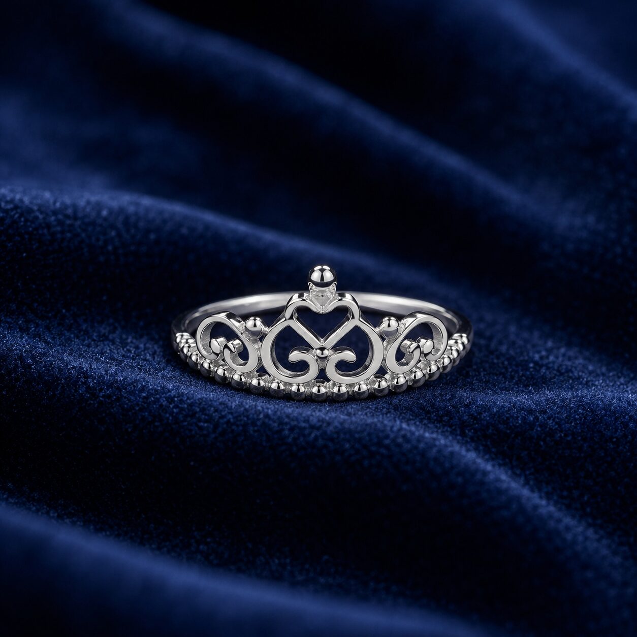 Princess Crown Adjustable Ring