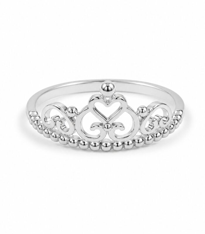 Princess Crown Adjustable Ring