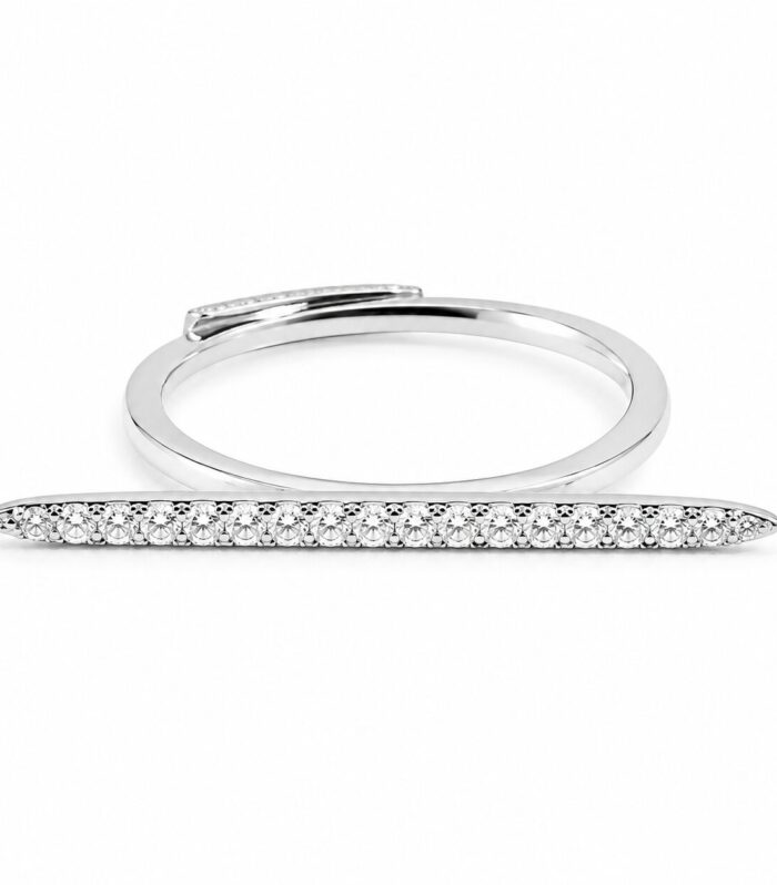 Starlit Bar Adjustable Ring