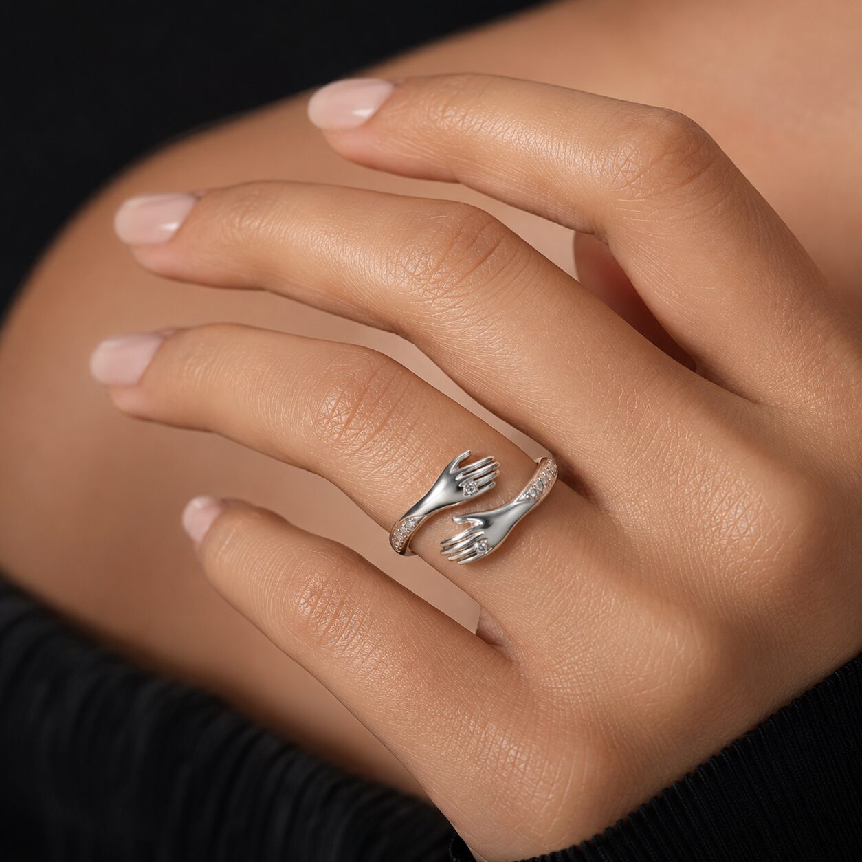 Loving Arms Adjustable Ring for Women
