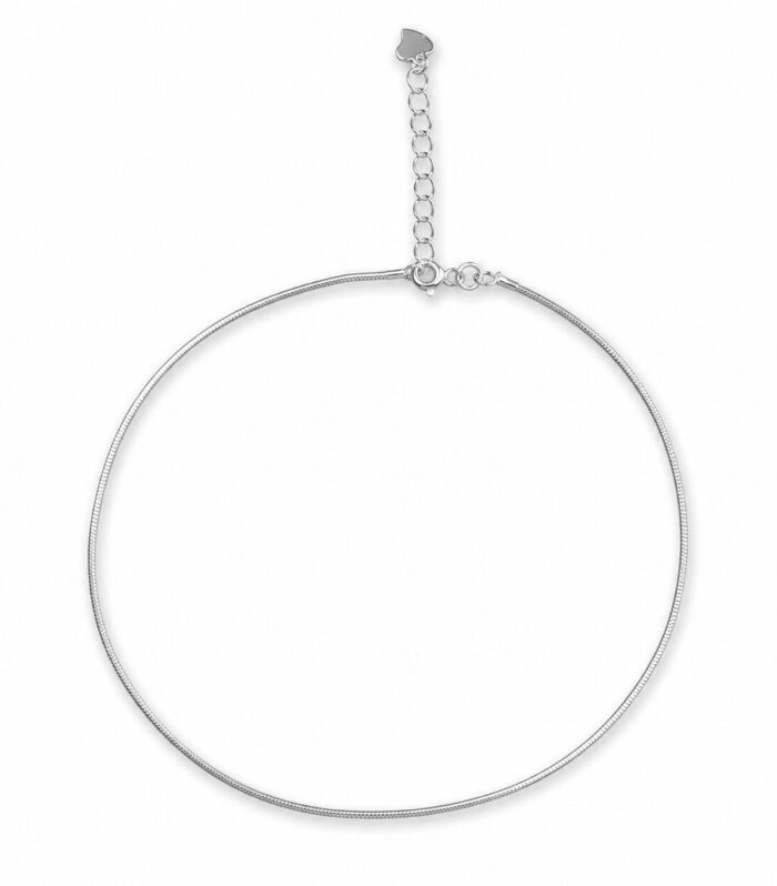 Starlit Snake Chain Single Anklet