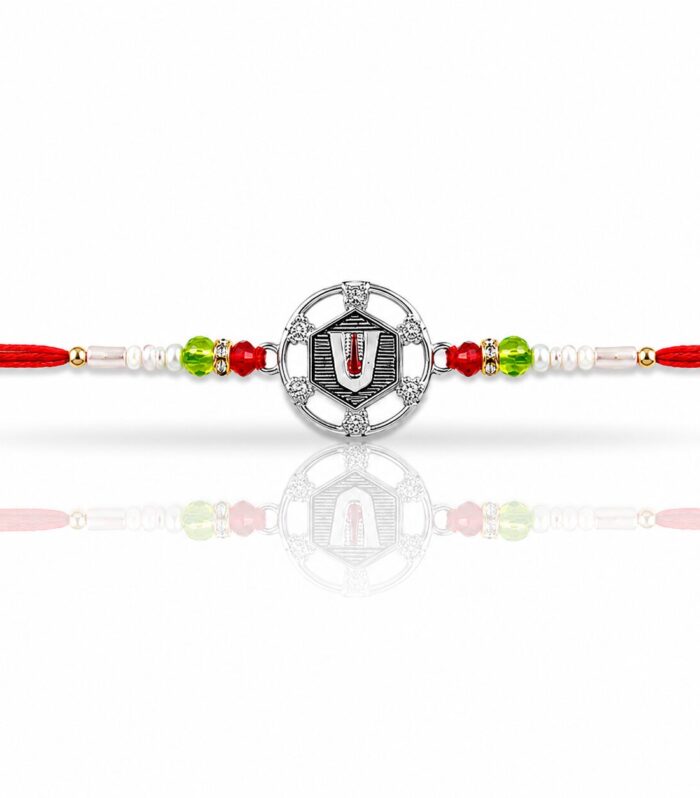 Tirupati Balaji Tilak 925 Sterling Silver Rakhi