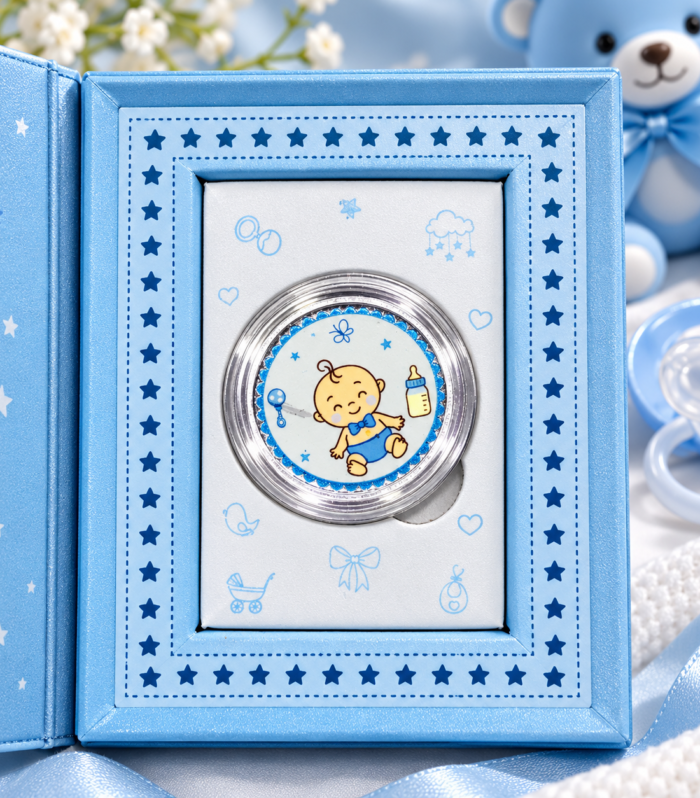It's a Boy ! Silver Coin One Gram Set - Baby Shower Gift