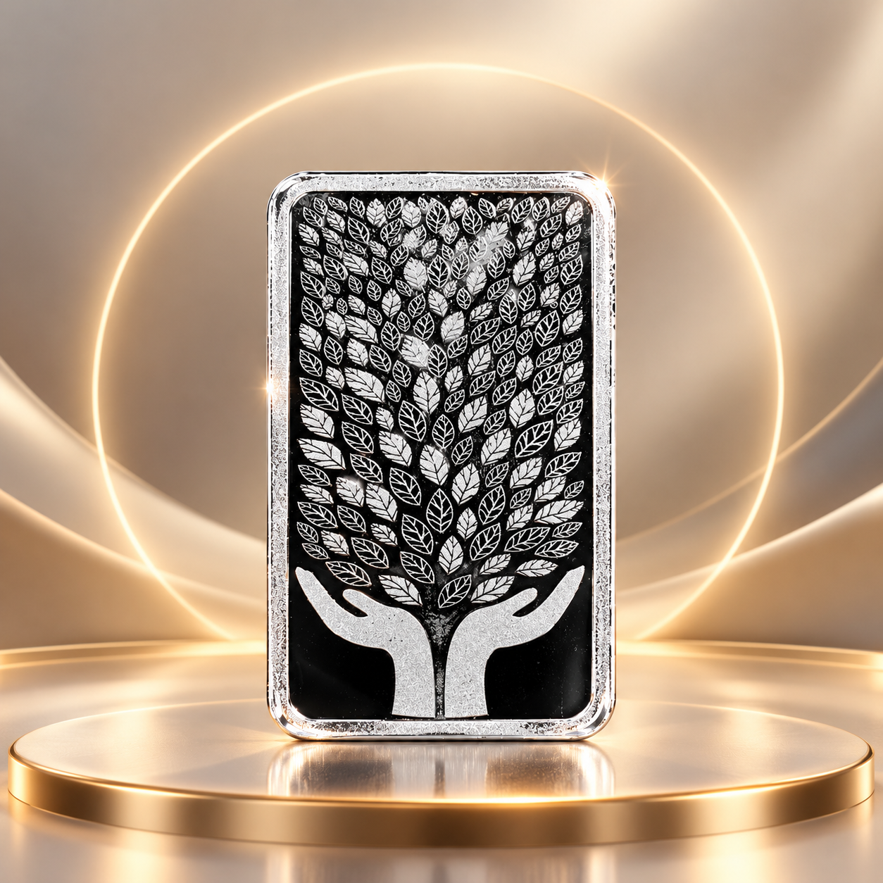 Leaf In Hands 999 Ten Grams Bar